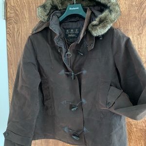 Barbour Alice short duffle wax jacket